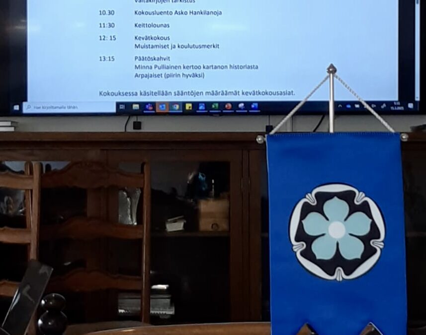 Piirin kevätkokous 15.3.2025 Pieksämäellä