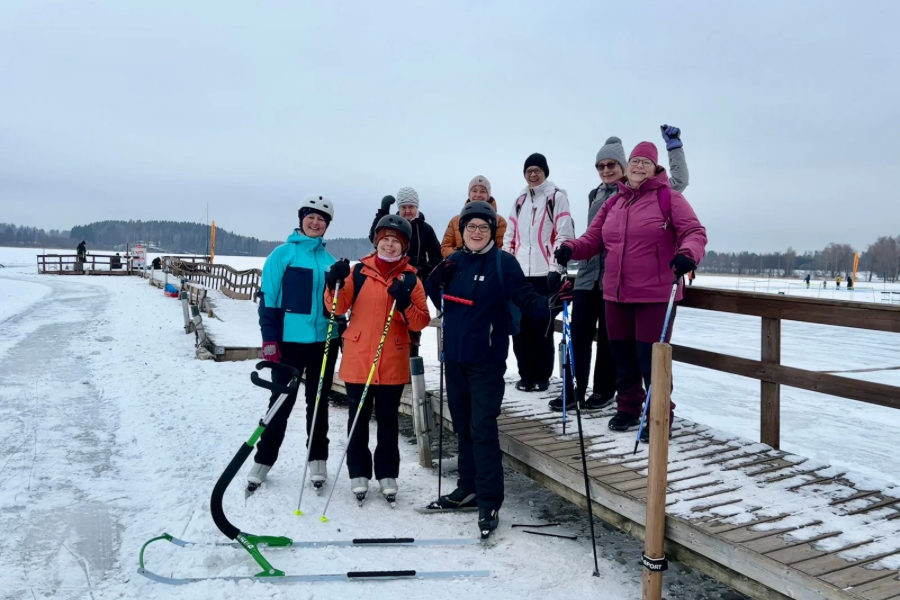 EMN: Talvista menoa Tuusulanjärvellä 22.2.25