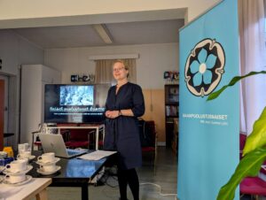 Pauliina Ylitalo syyskokouksessa 10.10.2024.