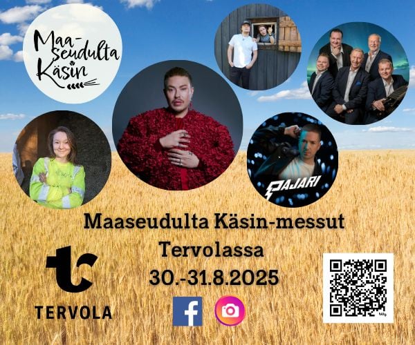 Maaseudulta Käsin - Koko perheen maaseutumessut Tervolan Louella 30.-31.8.2025