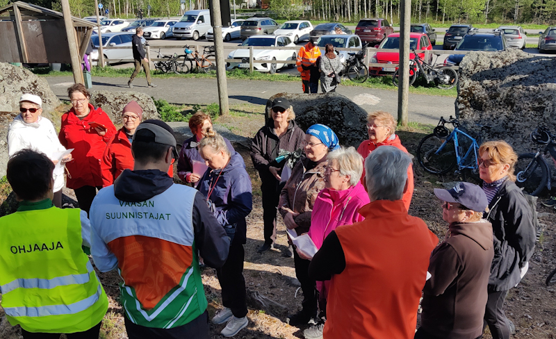 Vaasan Maanpuolustusnaiset suunnistivat kevätiltana