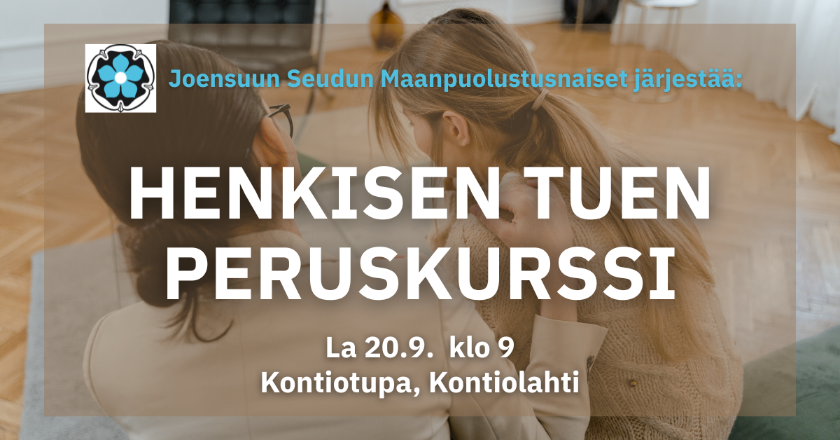 Henkisen tuen peruskurssi