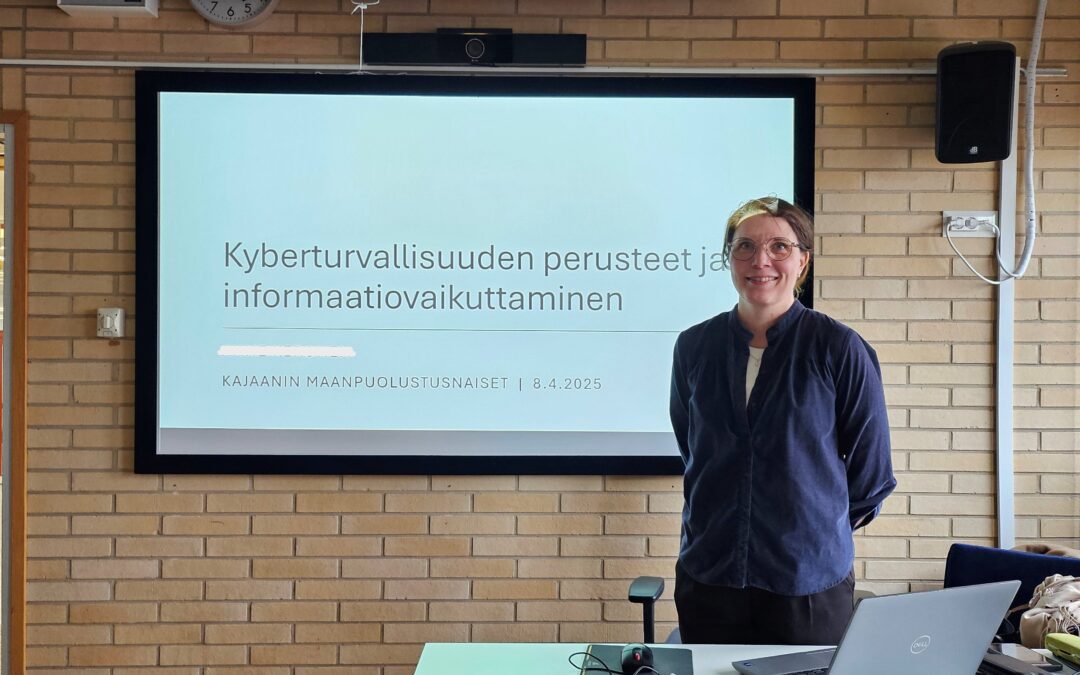 Asiaa kyberturvallisuudesta ja informaatiovaikuttamisesta