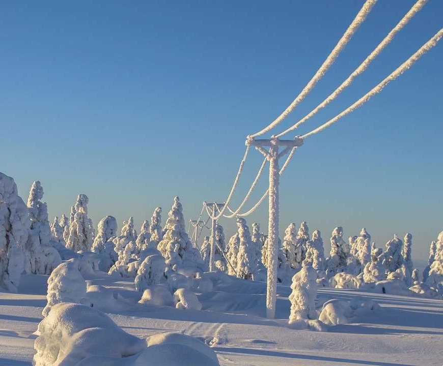 Pixabay Lappi 2 Sähkölinja Lapissa
